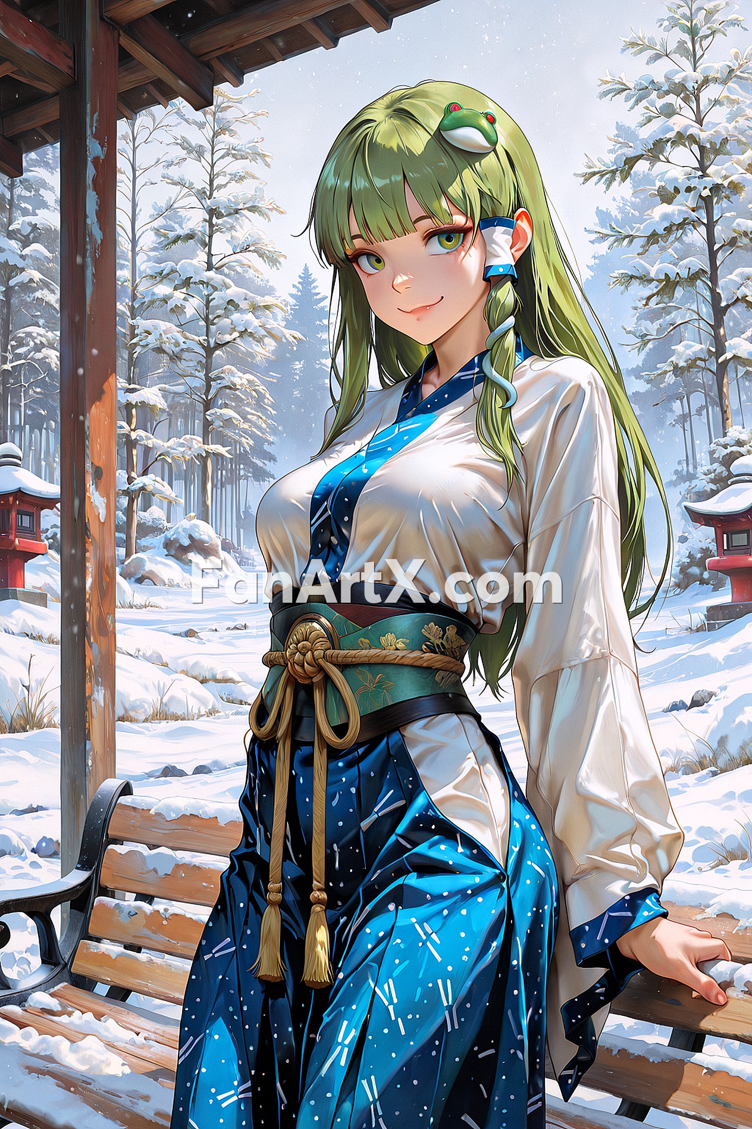 Kochiya Sanae Touhou project Fanart 4982811